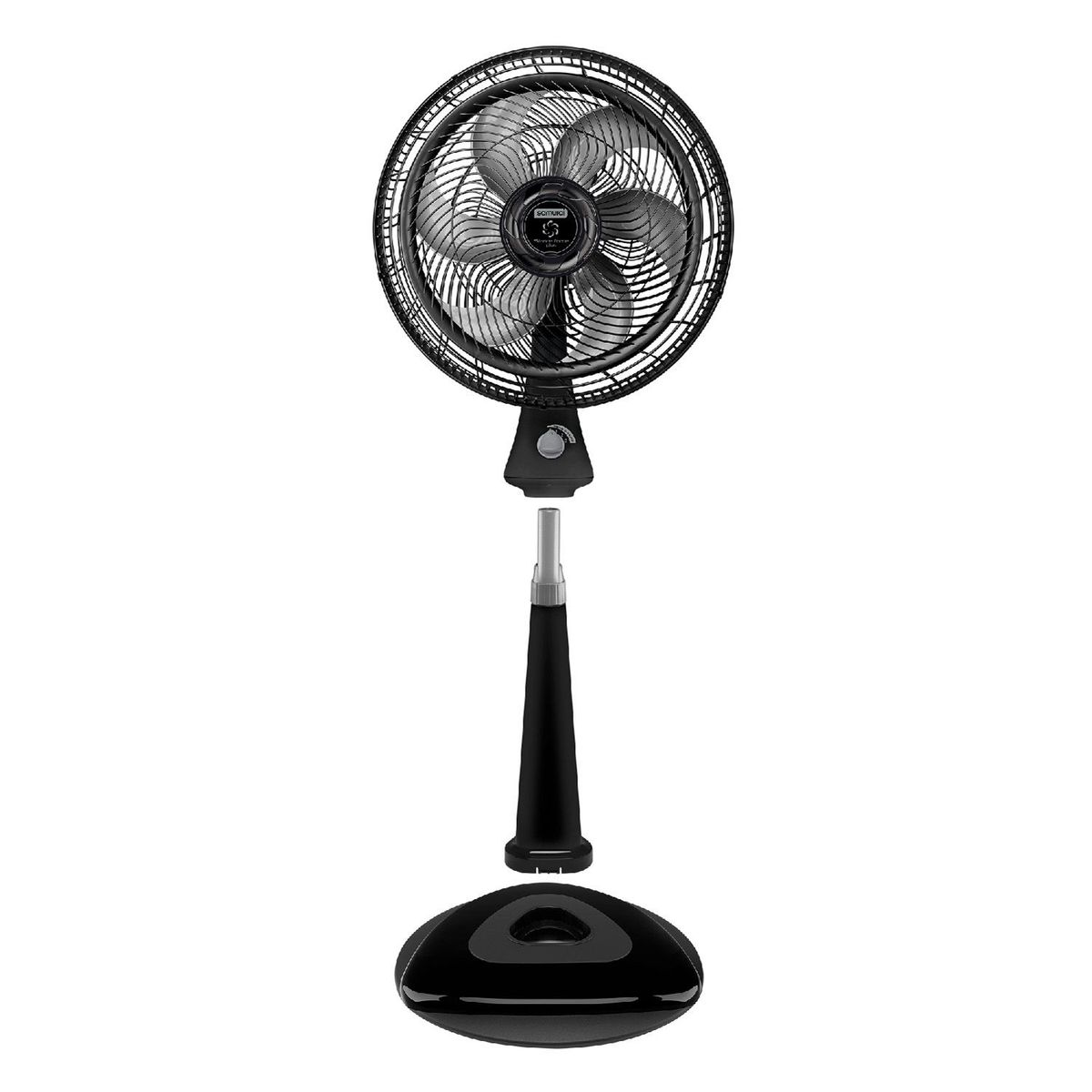 SAMURAI - Ventilador de Pared Samurai Silence Force Plus Negro 3 Velocidades