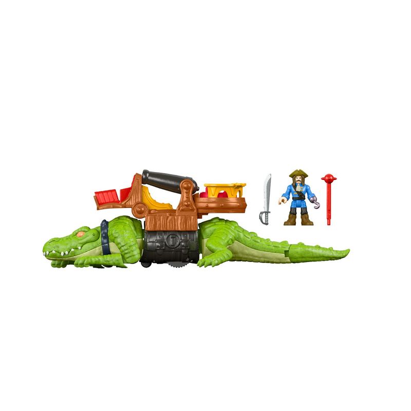 FISHER PRICE - Cocodrilo y Pirata Garfio