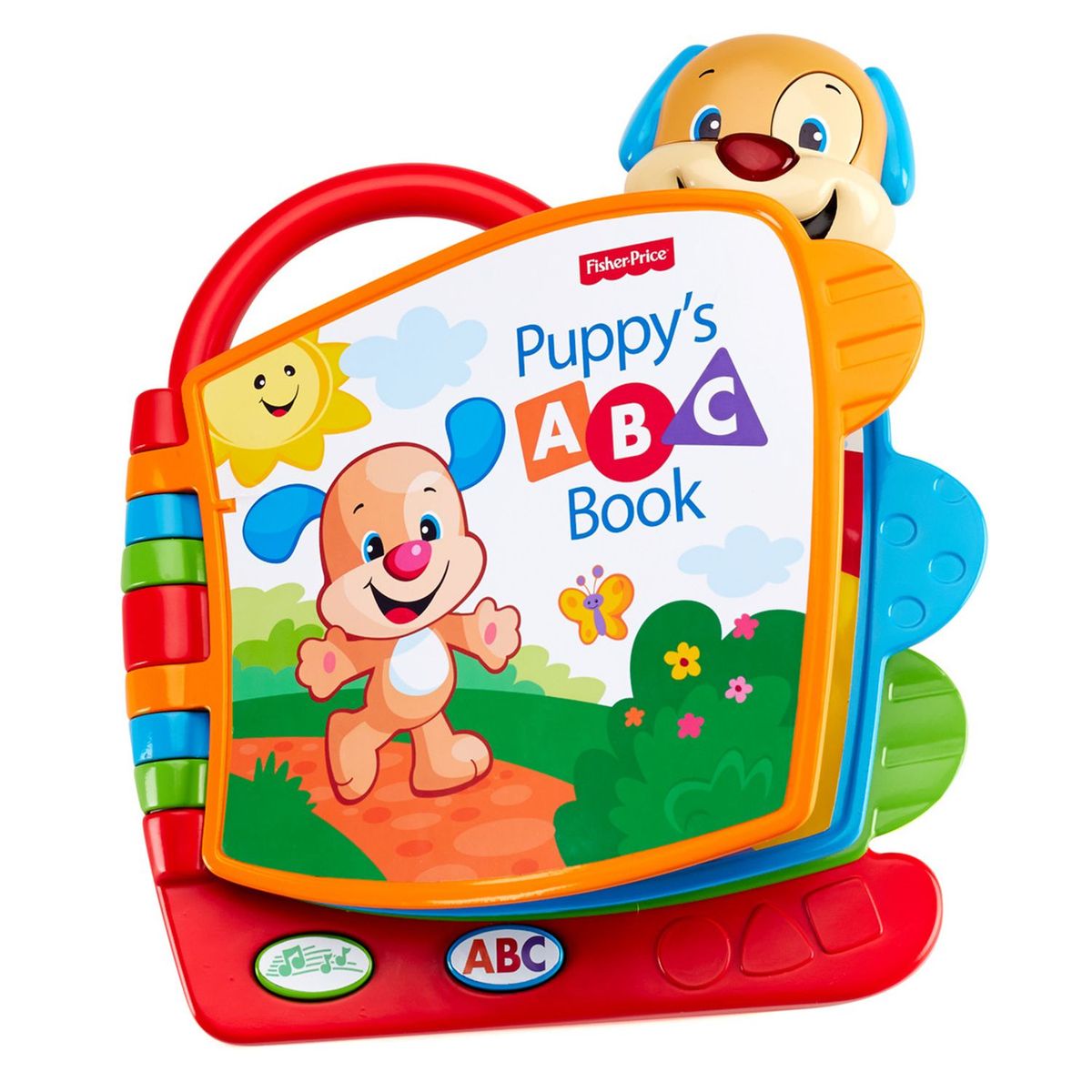 FISHER PRICE - Juguete de bebé Fisher Price Ríe y Aprende Libro ABC de Perrito
