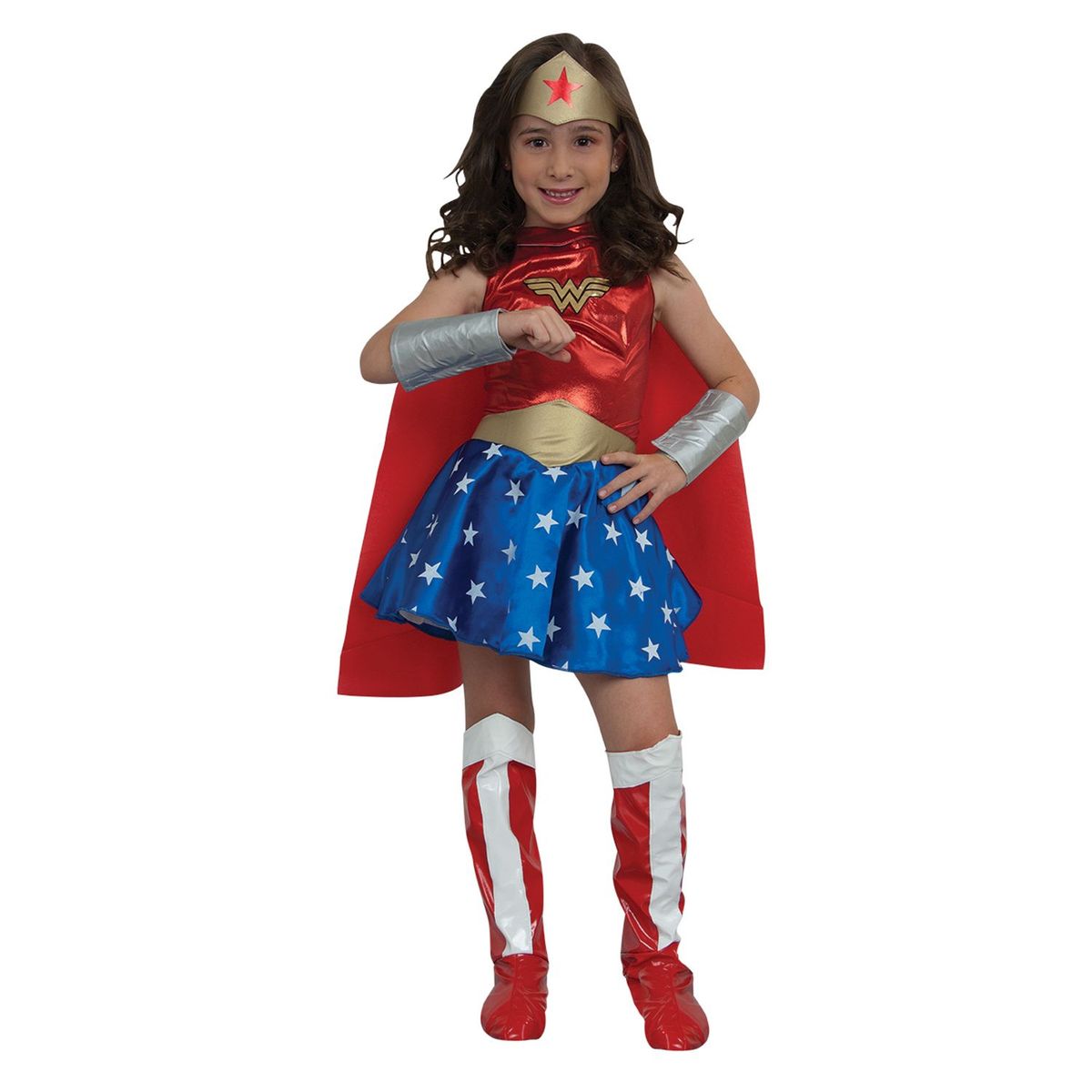 WARNER BROS - Disfraz para niña Mujer Maravilla Superhéroe fantaspia DC