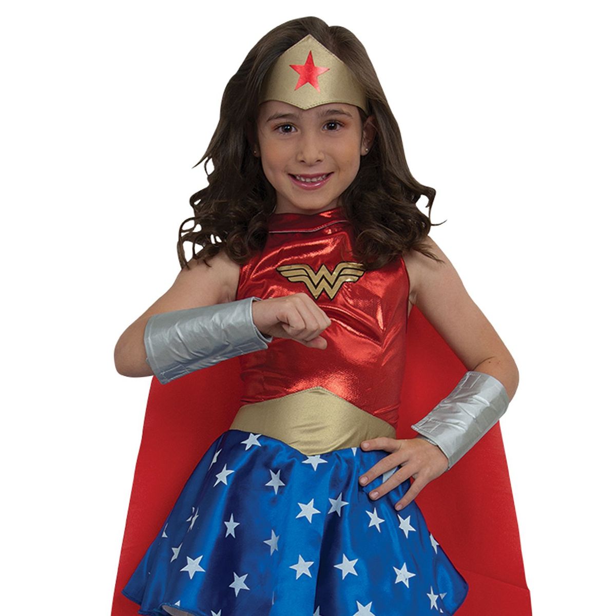 WARNER BROS - Disfraz para niña Mujer Maravilla Superhéroe fantaspia DC