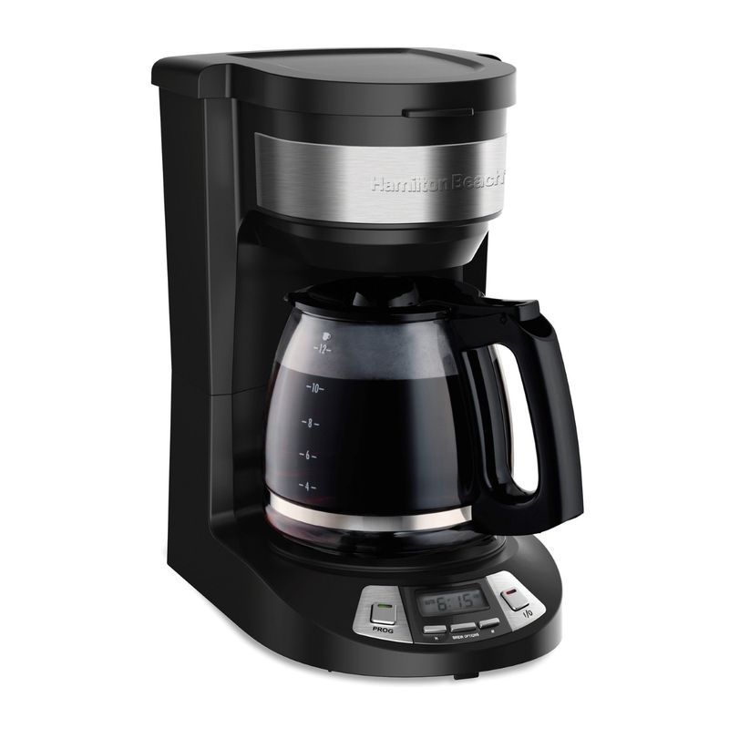 HAMILTON BEACH - Cafetera de Filtro Hamilton Beach 46290 12 tazas con Encendido programable