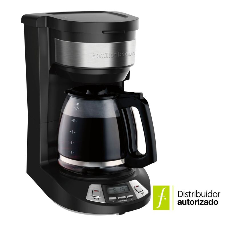 HAMILTON BEACH - Cafetera de Filtro Hamilton Beach 46290 12 tazas con Encendido programable
