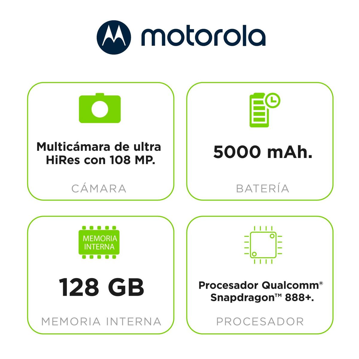 MOTOROLA - Celular Motorola Moto G200 5G 128GB