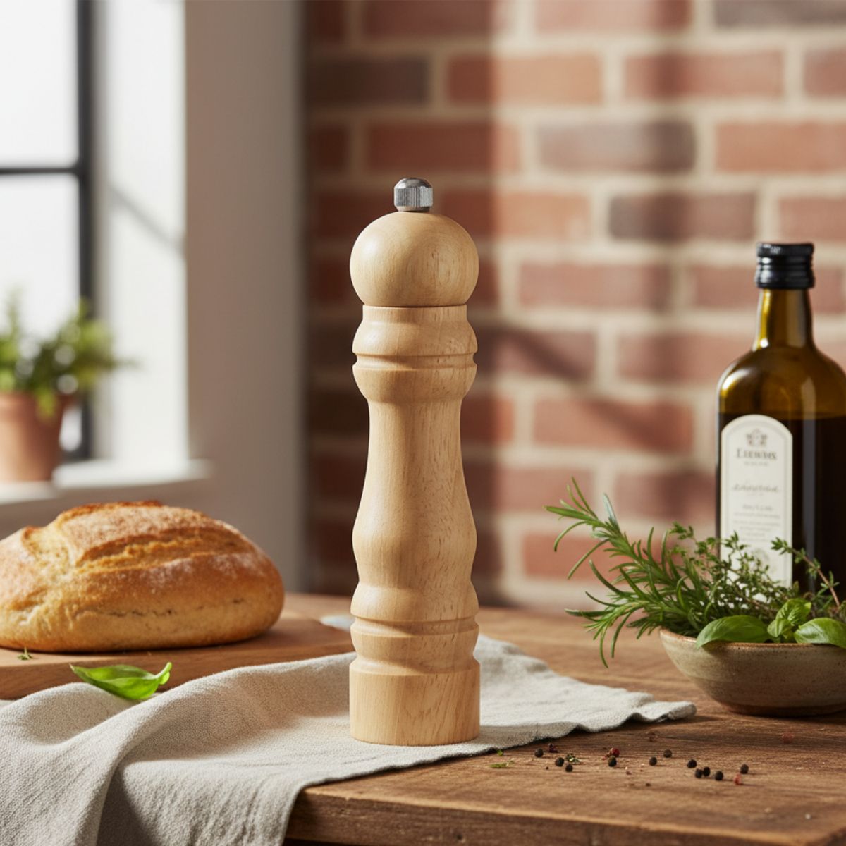 METALTEX - Pimentero en Madera Metaltex: 26 cm