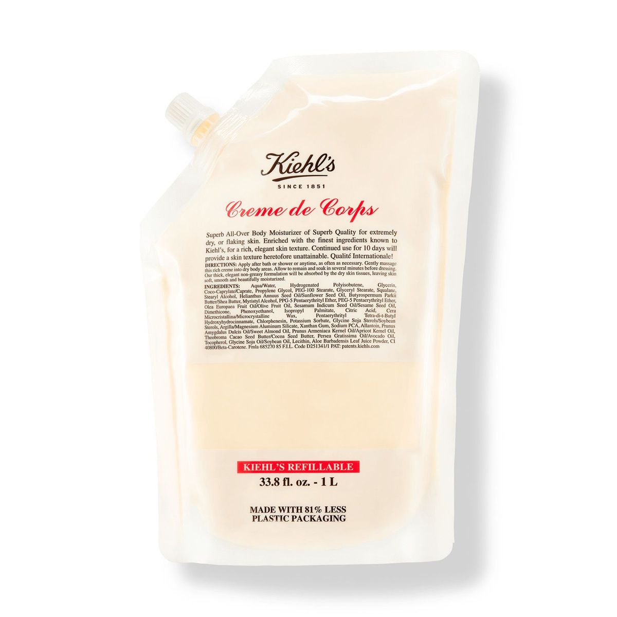 KIEHLS - Hidratante Corporal Creme de Corps Kiehls para Todo tipo de piel 1000 ml