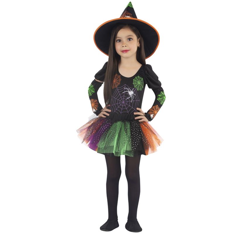 FANTASTIC NIGHT - Disfraz para niña brujita de fantasía