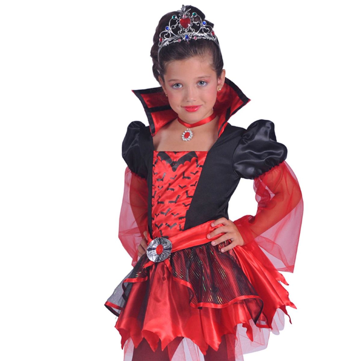 FANTASTIC NIGHT - Disfraz para Niña Princesa Vampiresa