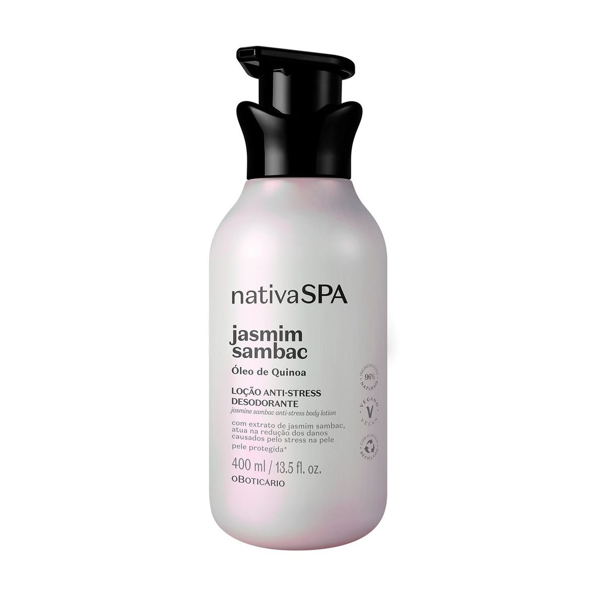 NATIVA SPA - Hidratante Corporal Jasmin Sambac Nativa Spa O Boticario para Todo tipo de piel 400 ml