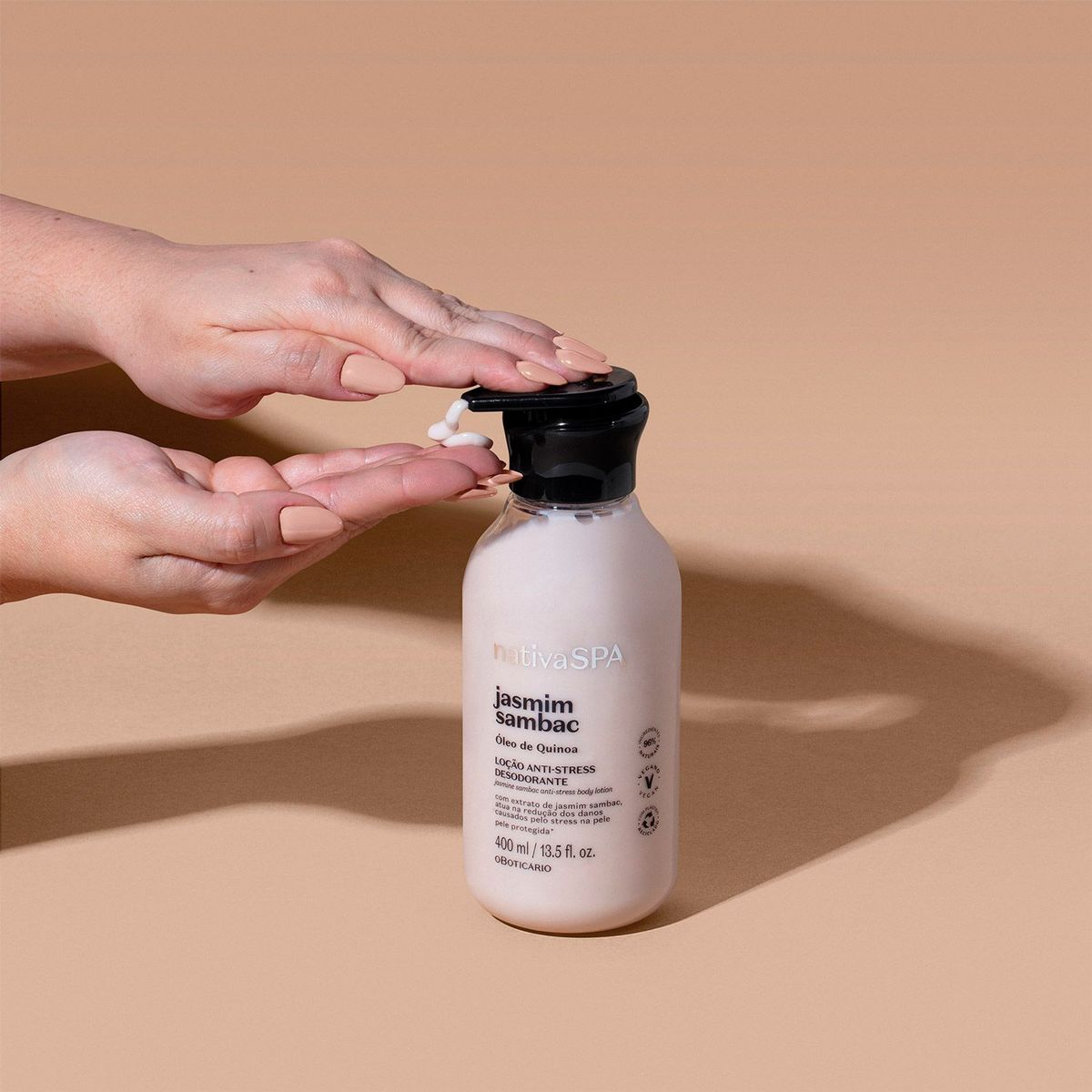 NATIVA SPA - Hidratante Corporal Jasmin Sambac Nativa Spa O Boticario para Todo tipo de piel 400 ml