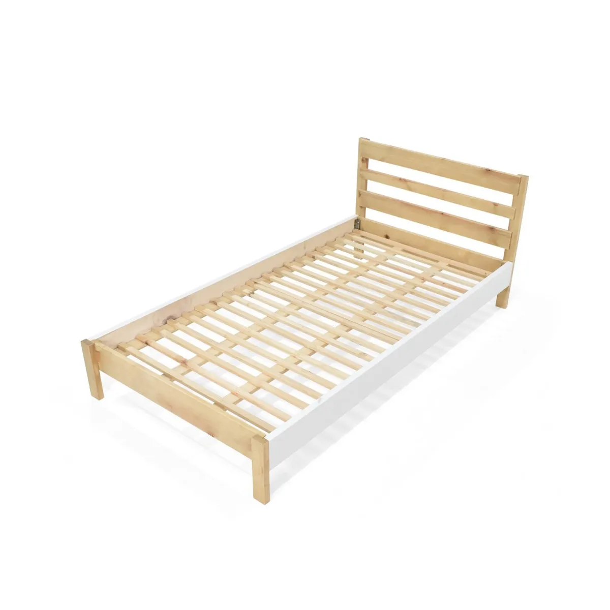 MICA - Cama para Colchón Sencilla Carmona en Madera 106 x 201 cm Mica