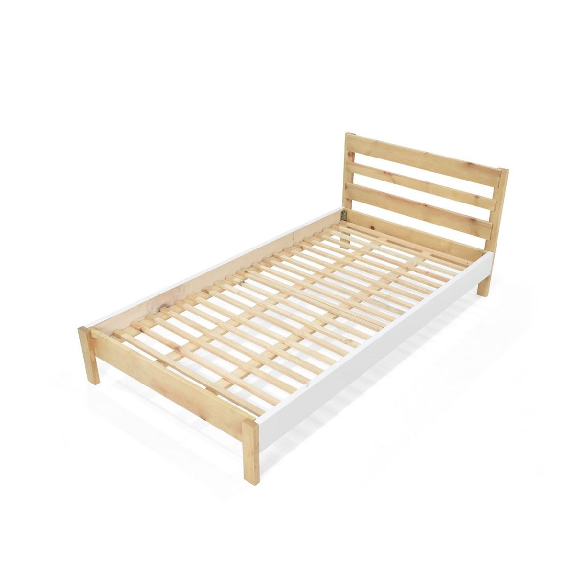 MICA - Cama para Colchón Sencilla Carmona en Madera 106 x 201 cm Mica