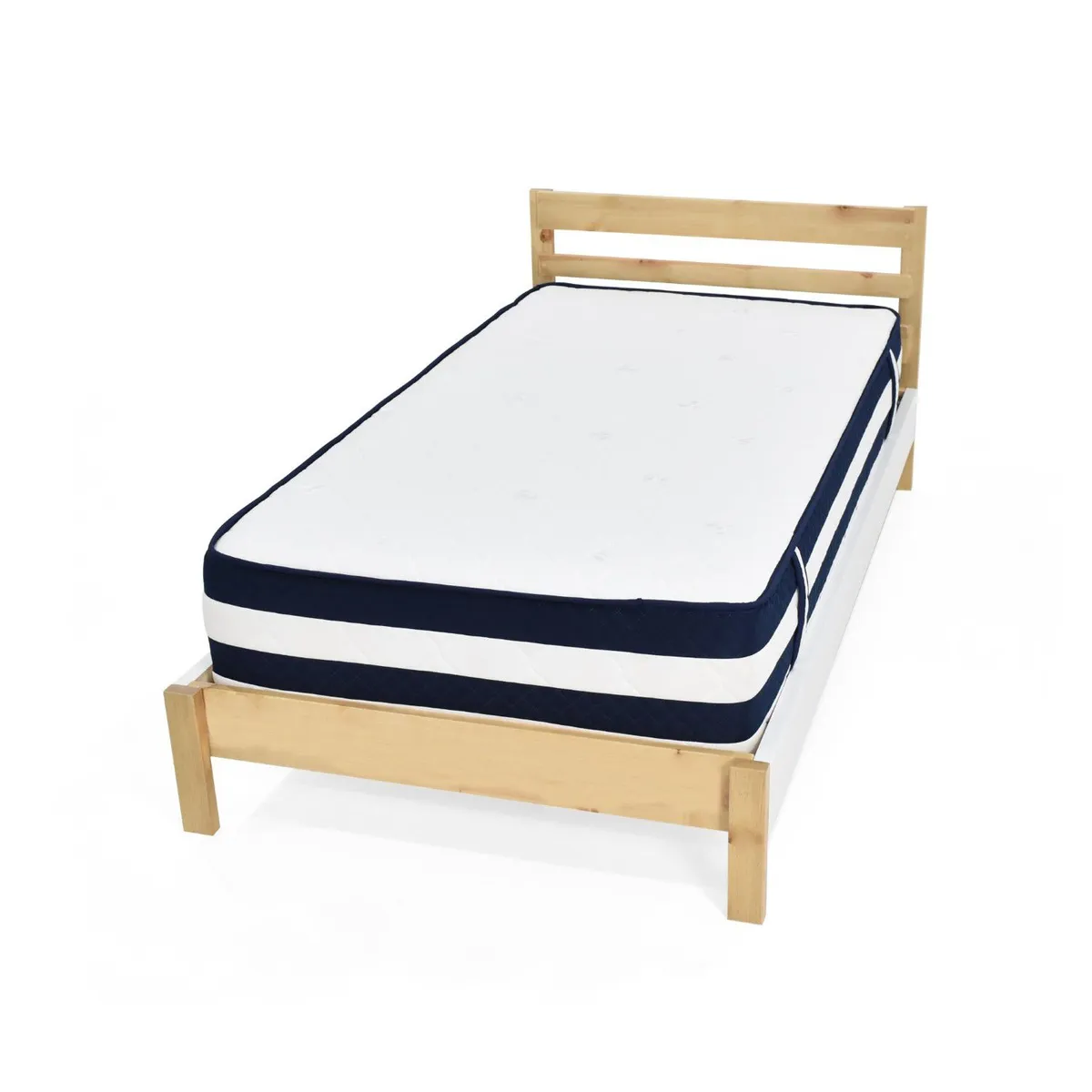 MICA - Cama para Colchón Sencilla Carmona en Madera 106 x 201 cm Mica