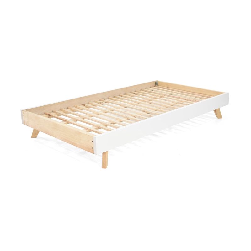 MICA - Cama para Colchón Sencilla Carmona en Madera 107 x 202 cm Mica