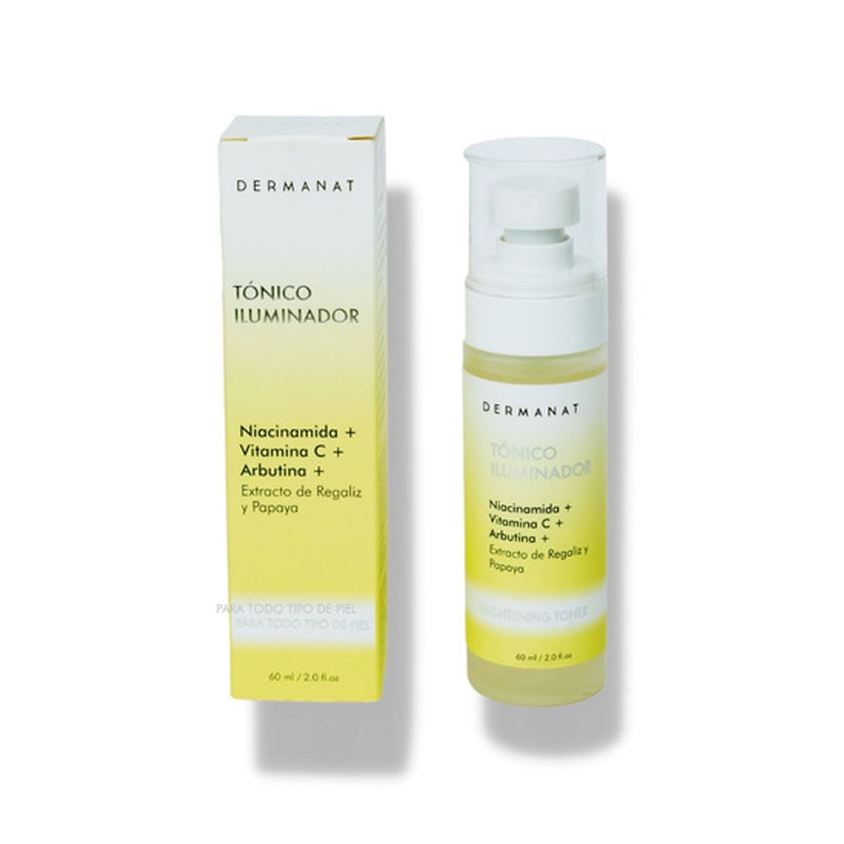 DERMANAT - Tónico Facial Iluminador Dermanat para Todo tipo de piel 60 ml