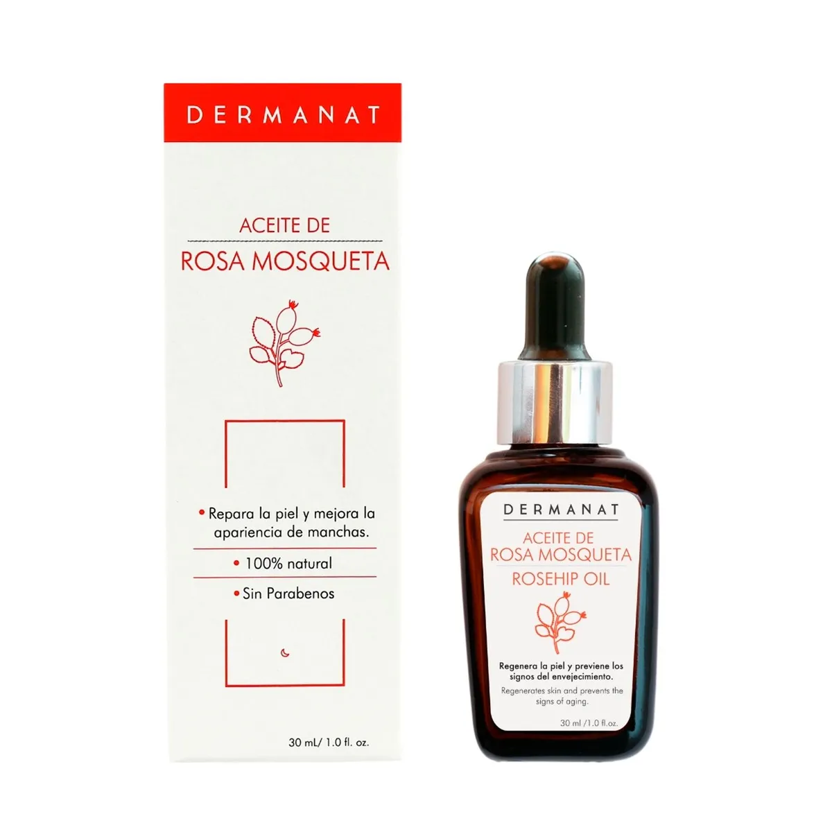 DERMANAT - Sérum Aceite de Rosa Mosqueta Dermanat para Todo tipo de piel 30 ml