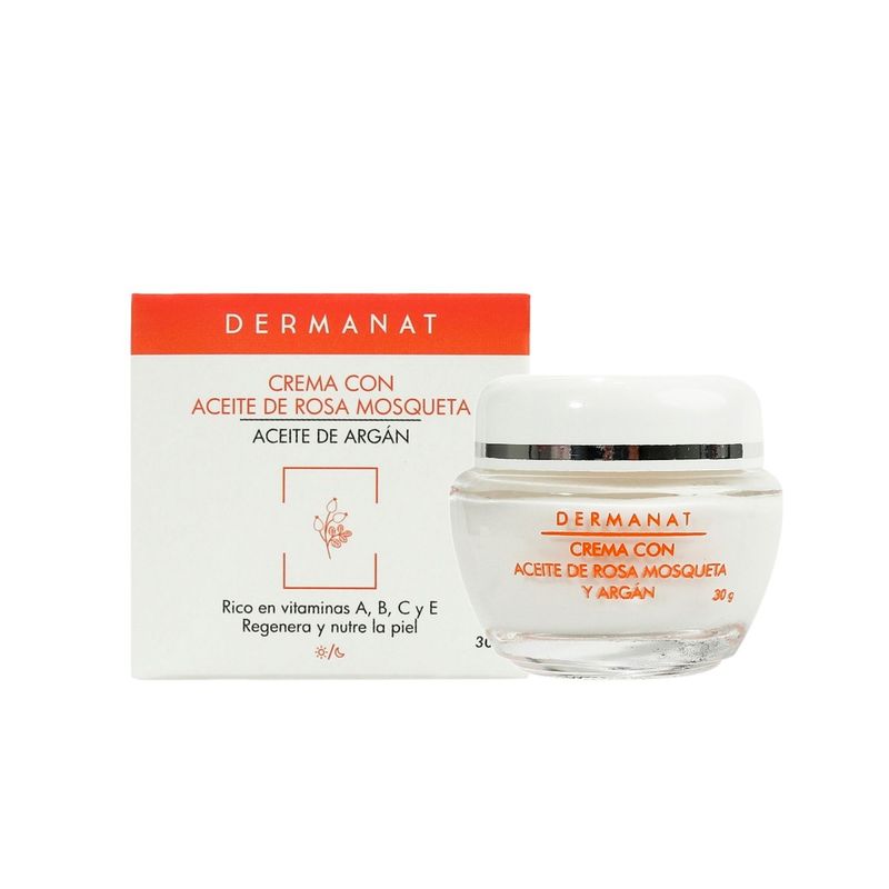 DERMANAT - Hidratante Facial Aceite de Rosa Mosqueta Dermanat para Todo tipo de piel 30 ml