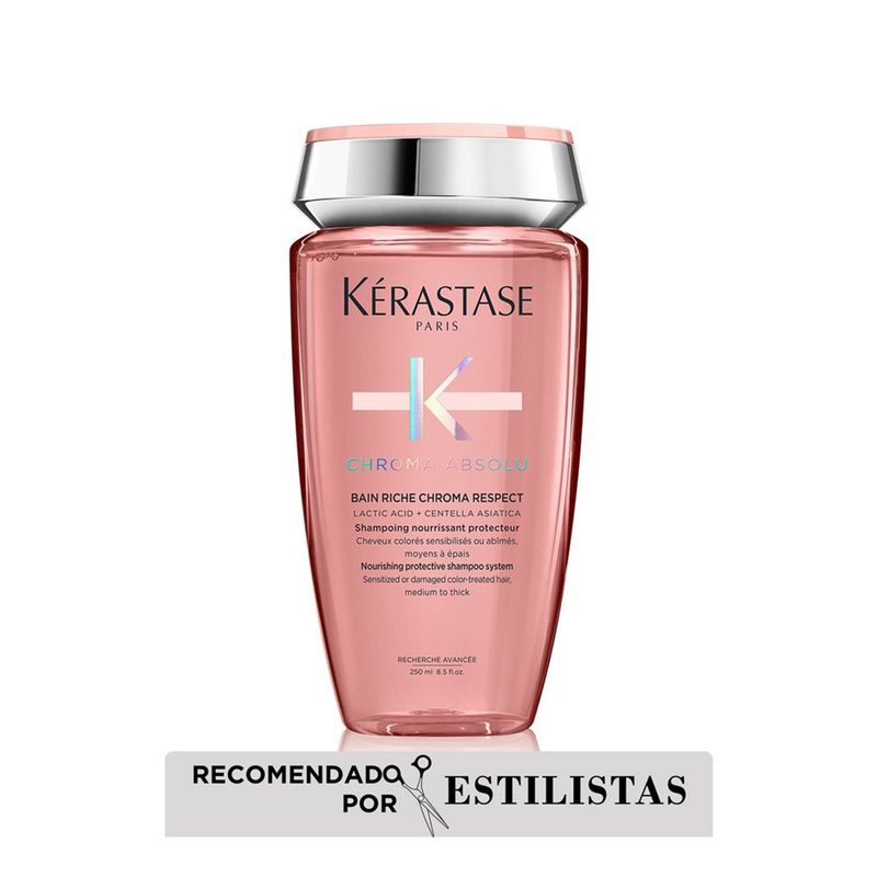 KERASTASE - Shampoo Kérastase Riche Chroma Absolu respect nutrición cabello con color 250ml
