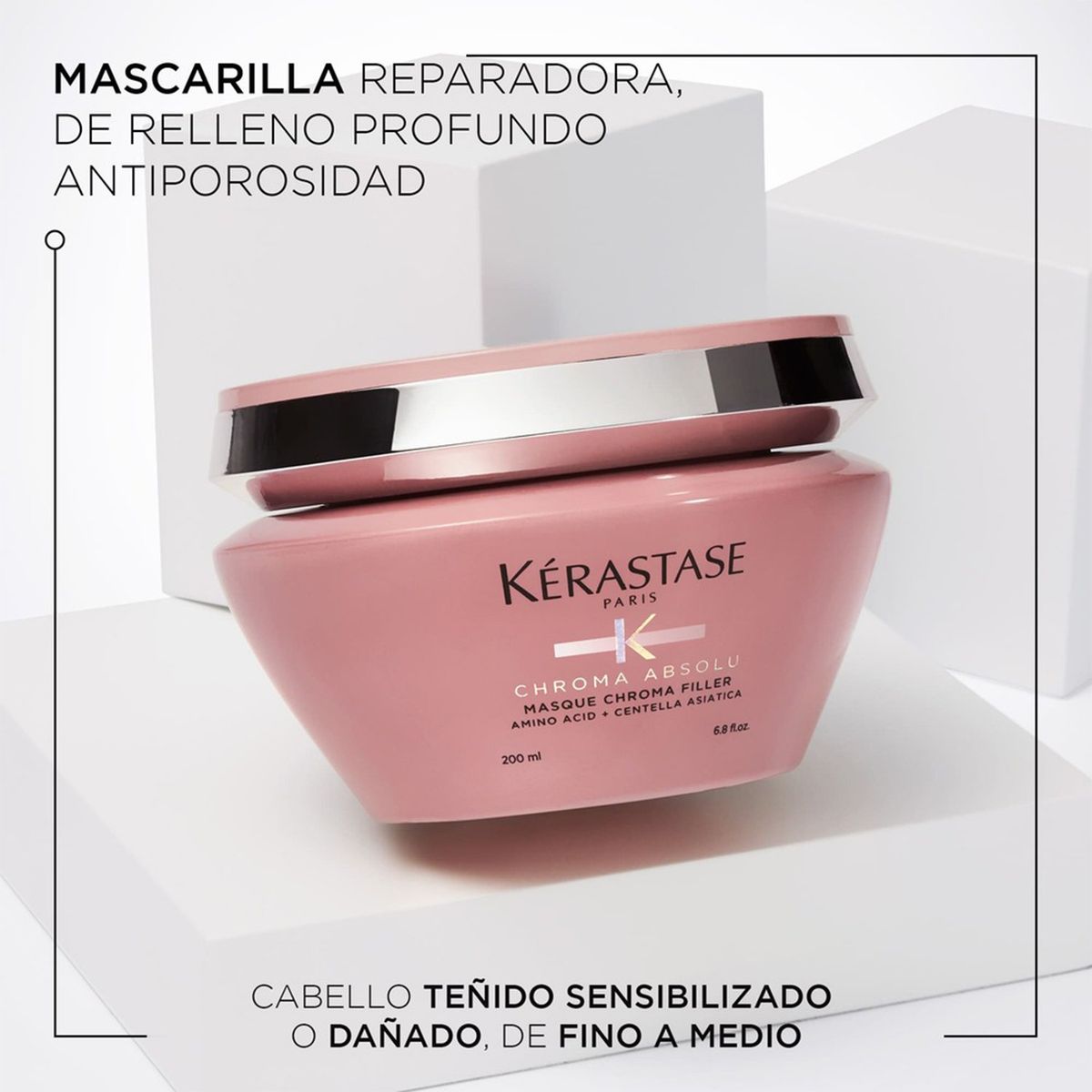 KERASTASE - Mascarilla Kérastase Chroma Absolu Filler anti porosidad cuida color 200ml