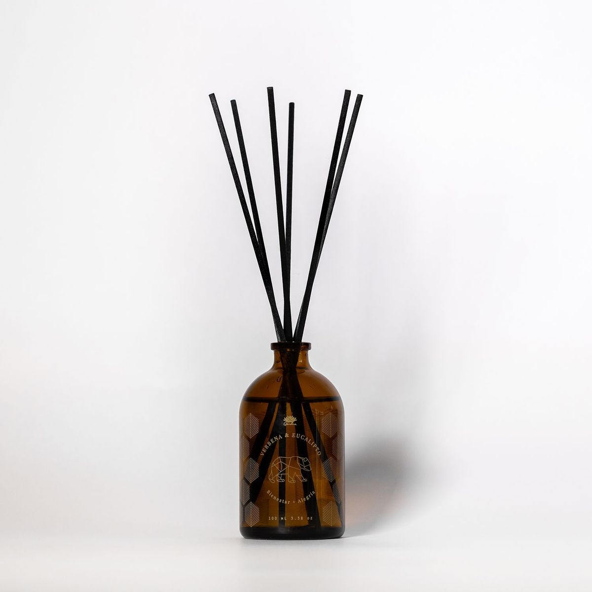 GANDHA - Aromatizador Verbena y Eucalipto Vidrio 23 x 5.5 cm