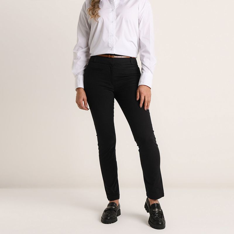 APOLOGY - Pantalón Slim Mujer Tiro medio Estampado Apology