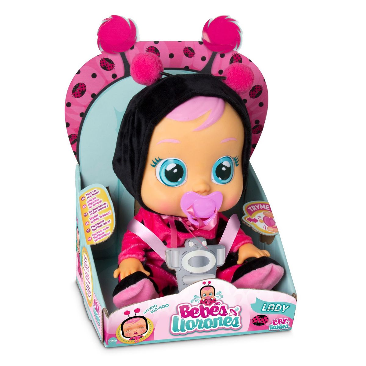 BEBES LLORONES - Muñeca Bebés Llorones Lady