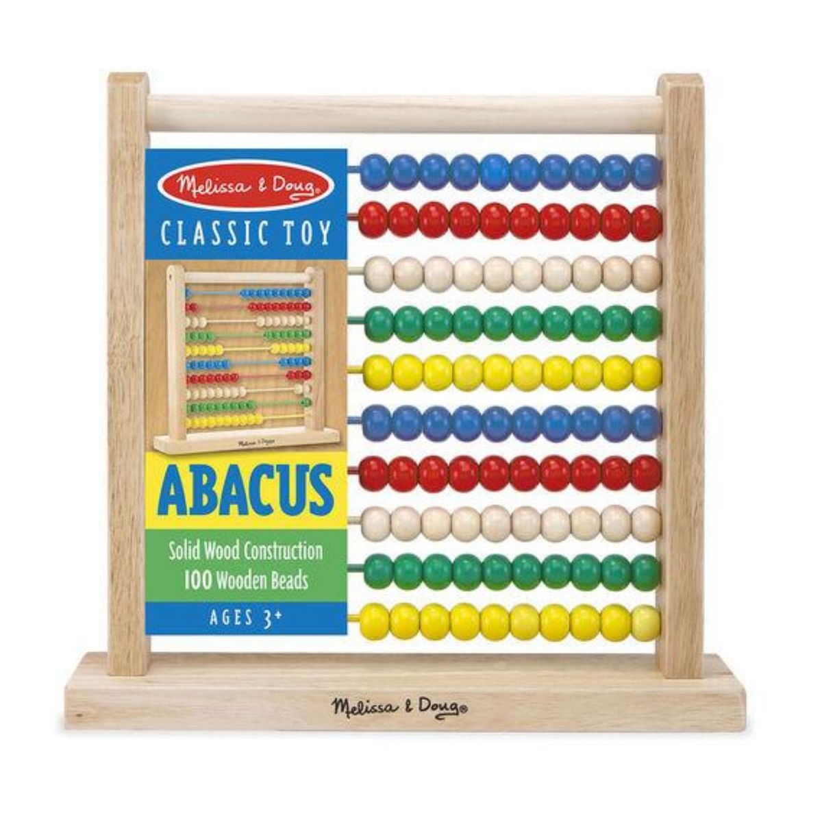 MELISSA & DOUG - Juguete de Bebé Melissa & Doug Abaco Madera 100 Cuentas