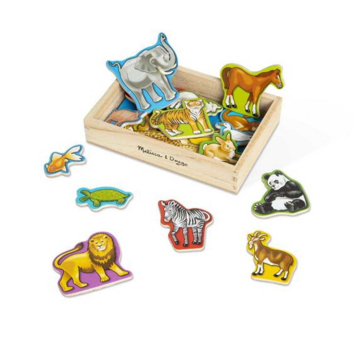 MELISSA & DOUG - Juguete de Bebé Melissa & Doug Animales Magnéticos Madera