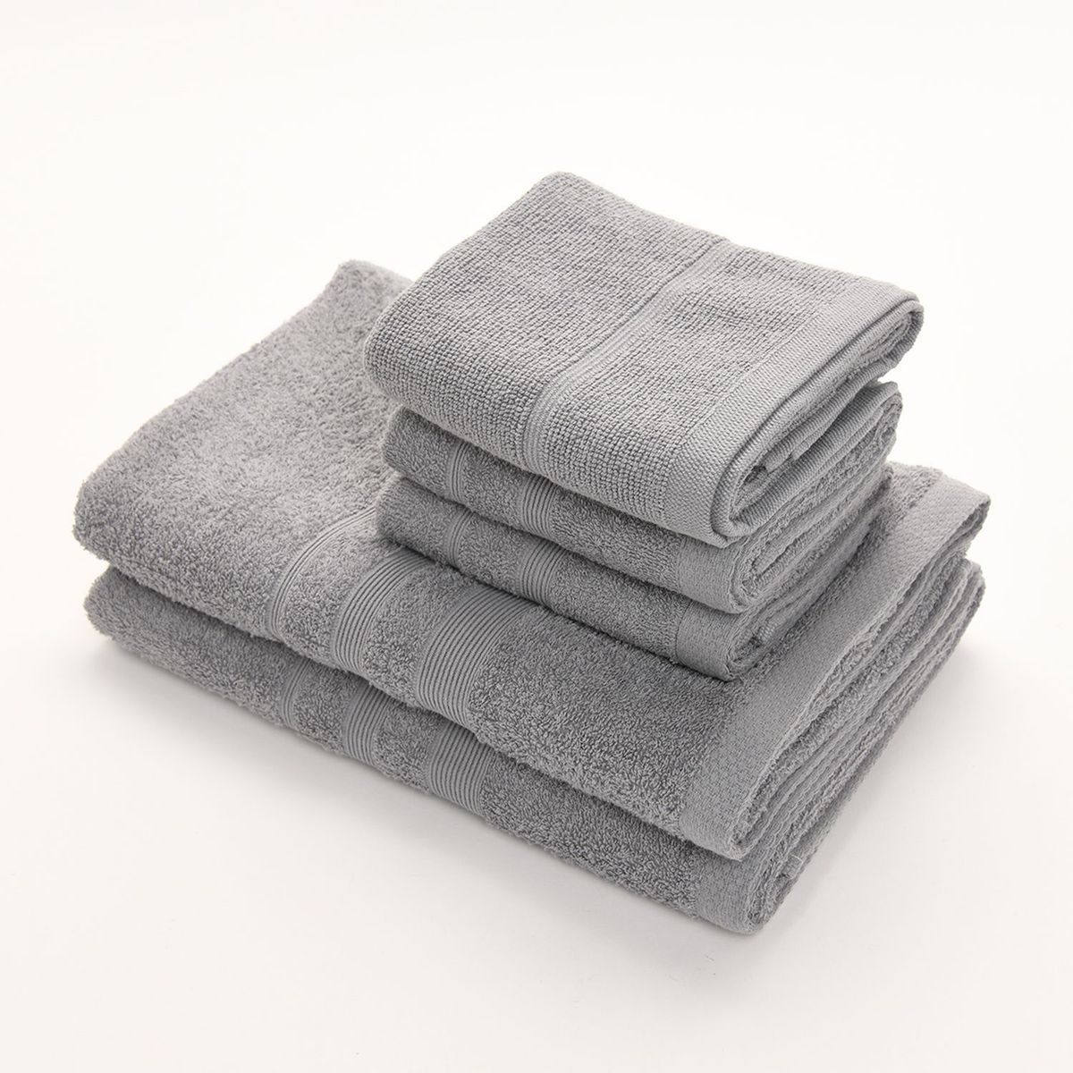 BASEMENT HOME - Juego de Toallas 450 g Set Lavanda 40 x 70 cm