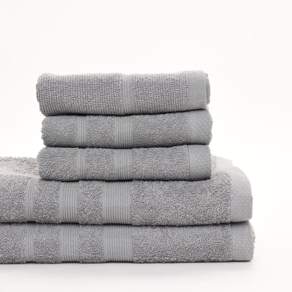 BASEMENT HOME - Juego de Toallas 450 g Set Lavanda 40 x 70 cm