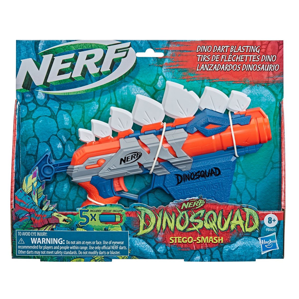 NERF - Lanzador Nerf Dinosquad Stego-Smash
