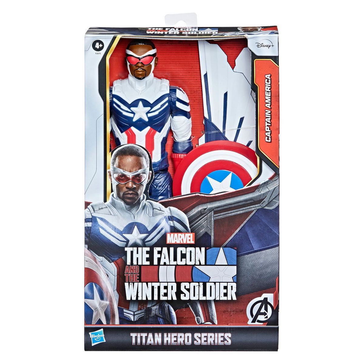 MARVEL - Figura de Acción Avengers Titan Hero Series Falcon Capitan America