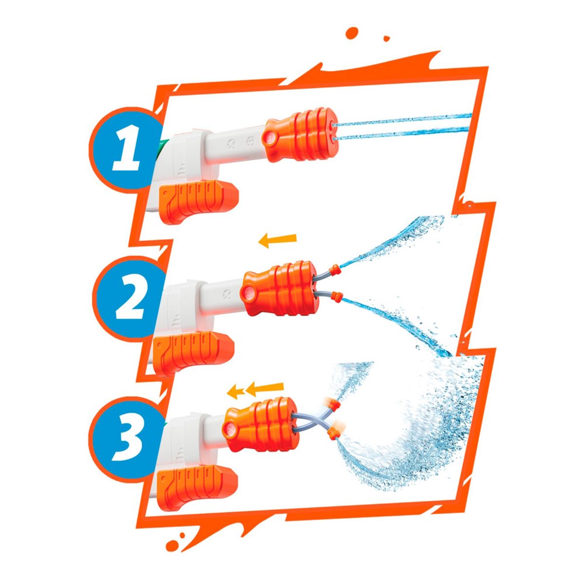 NERF - Lanzador Nerf de Agua Nerf: Hydro Frenzy