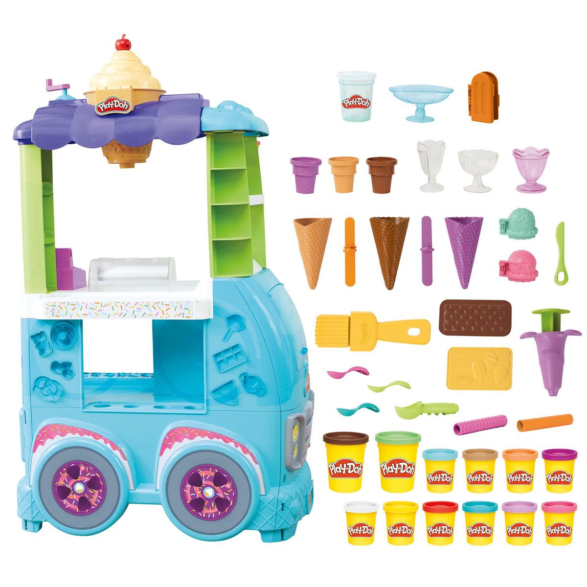 PLAY DOH - Kitchen Creations Camión de Helados. 0% de interés a 3, 6  o 12 cuotas pagando con tu CMR
