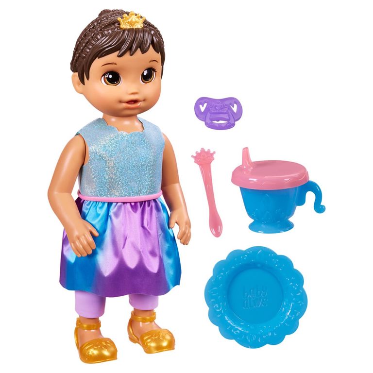Baby Alive Princesa Ellie Crece De Verdad Cabello Castaño BABY