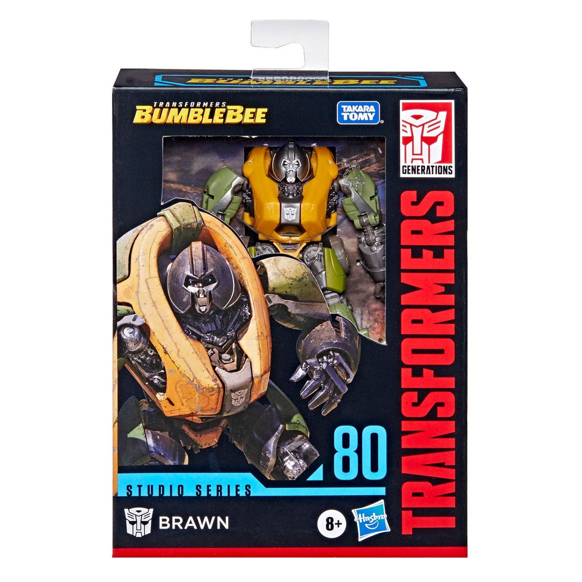 TRANSFORMERS - Figura de Acción Transformers Studio Series 80 Bumblebee Brawn
