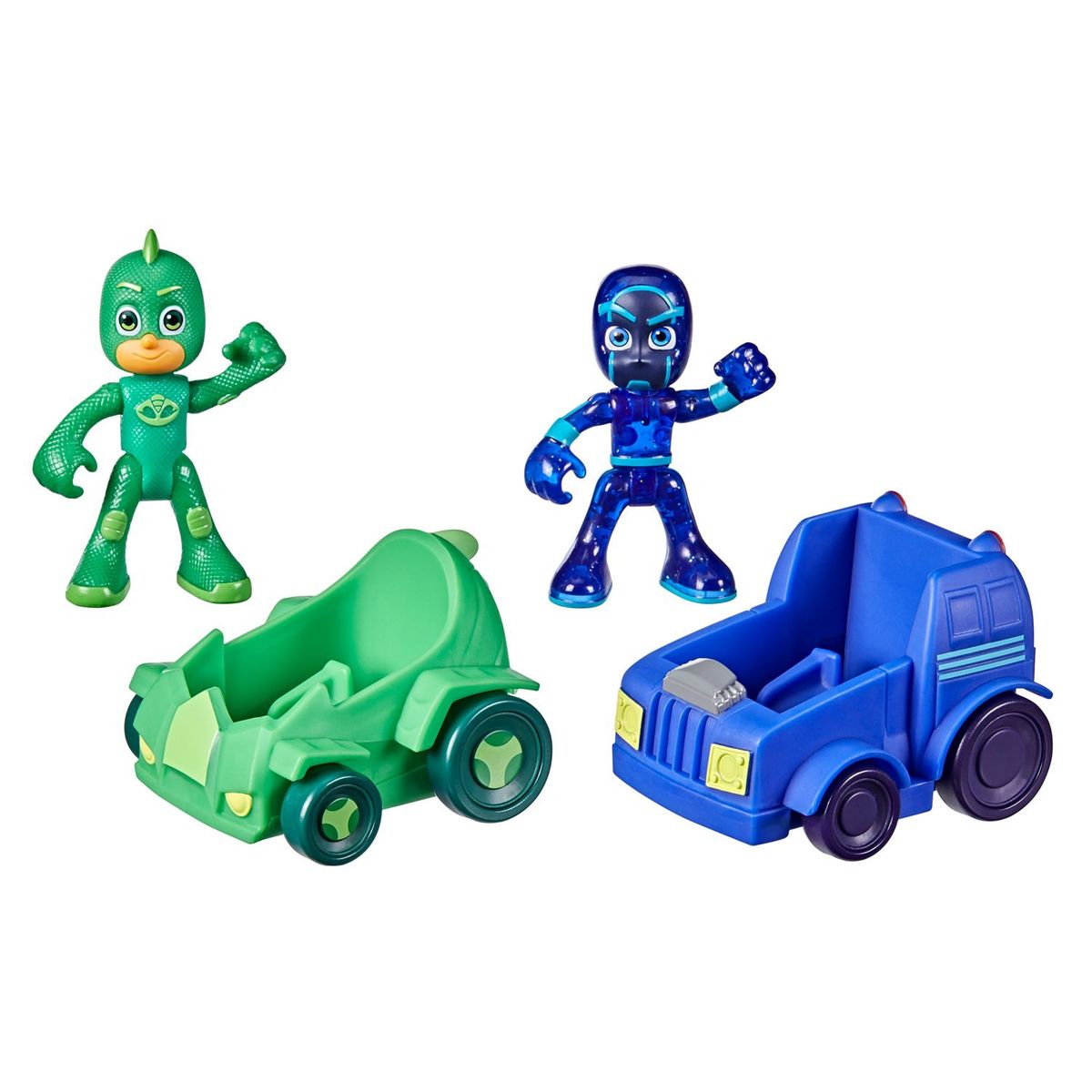 PJ MASKS - Figura de Acción Pj Masks Pilotos Al Combate Gekko & Night Ninja