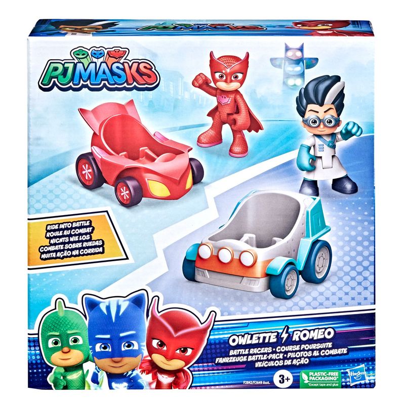 PJ MASKS - Figura de Acción Pj Masks Pilotos Al Combate Amaya & Romeo