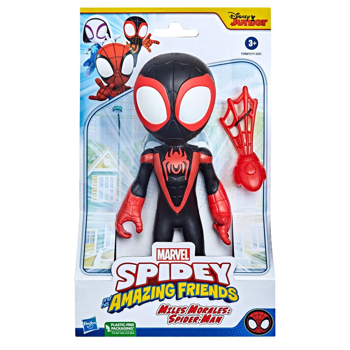  - Spiderman:  Figura de Acción Spider-man y sus amigos 25 Cm Miles Morales