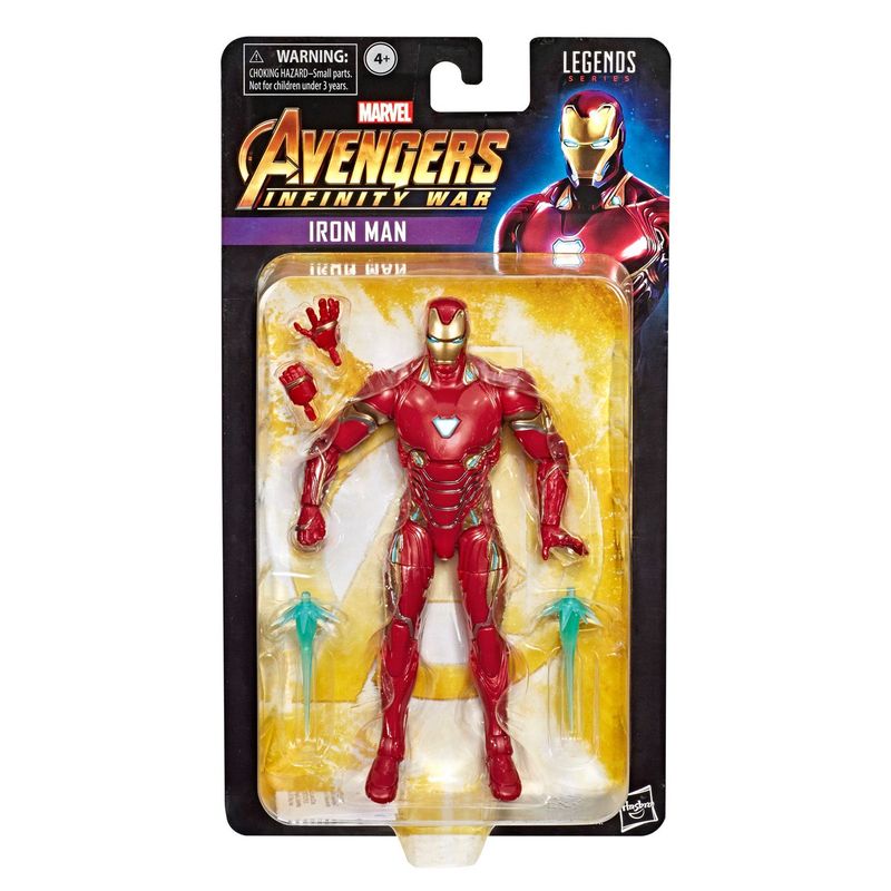 MARVEL - Figura de Acción Marvel Legends Iron Man 15 Cm
