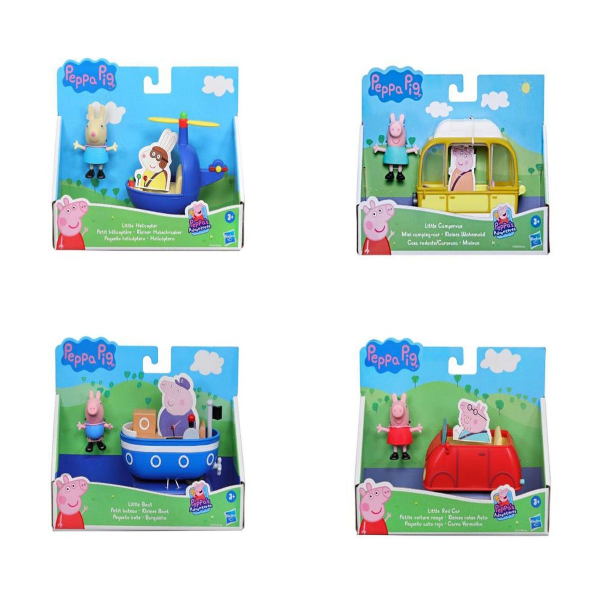 PEPPA PIG - Muñeca Peppa Pig Pequeños Vehículos Surido: Producto Aleatorio