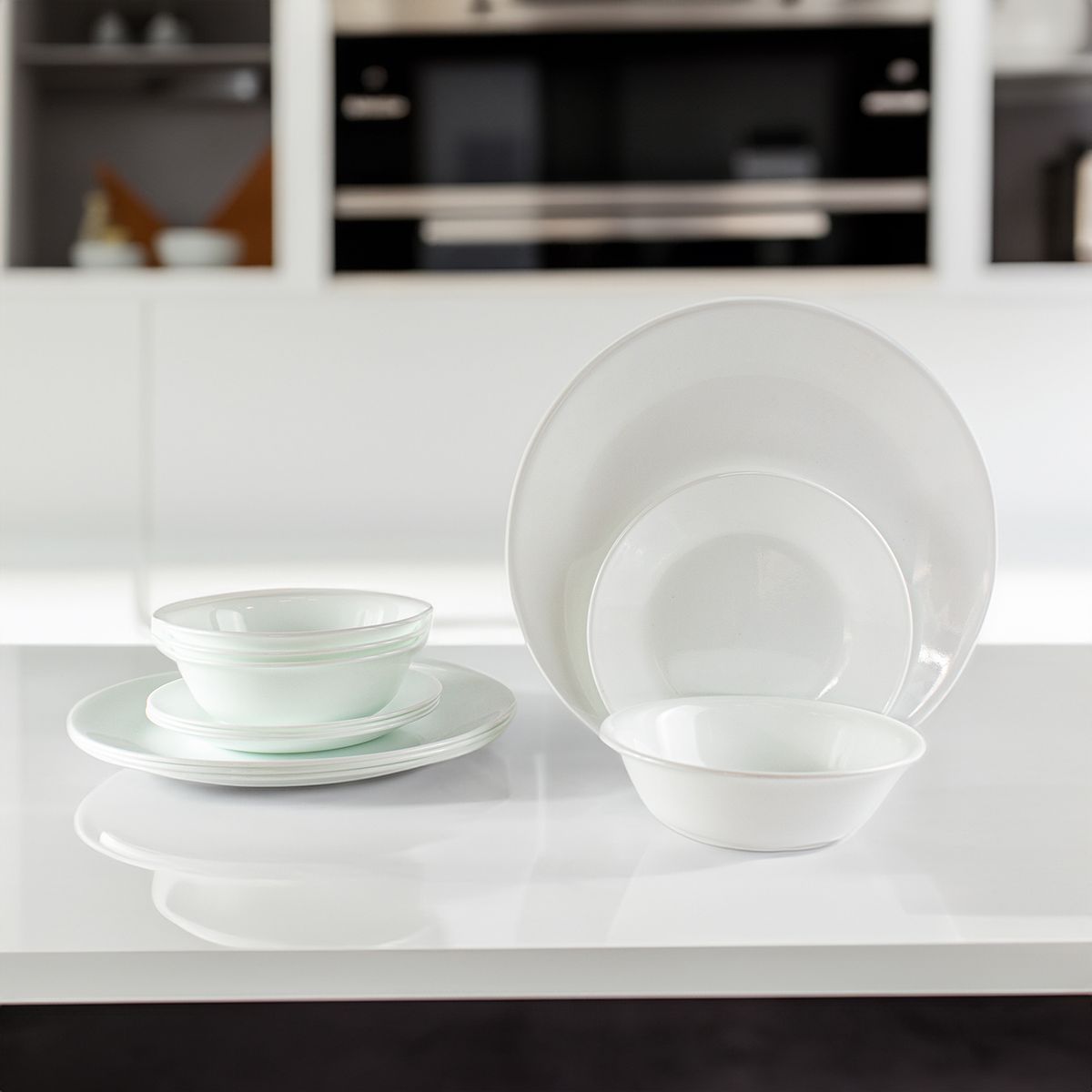 CORELLE - Vajilla Corelle: Vitrelle Winter 4 puestos 12 piezas