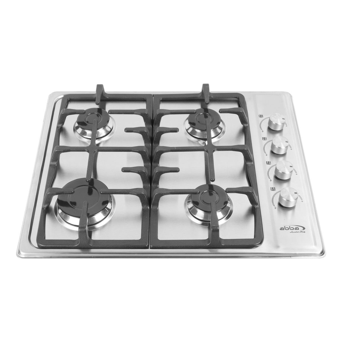 ABBA - Estufa de Empotrar Acero inoxidable 4 Puestos CG4PLX