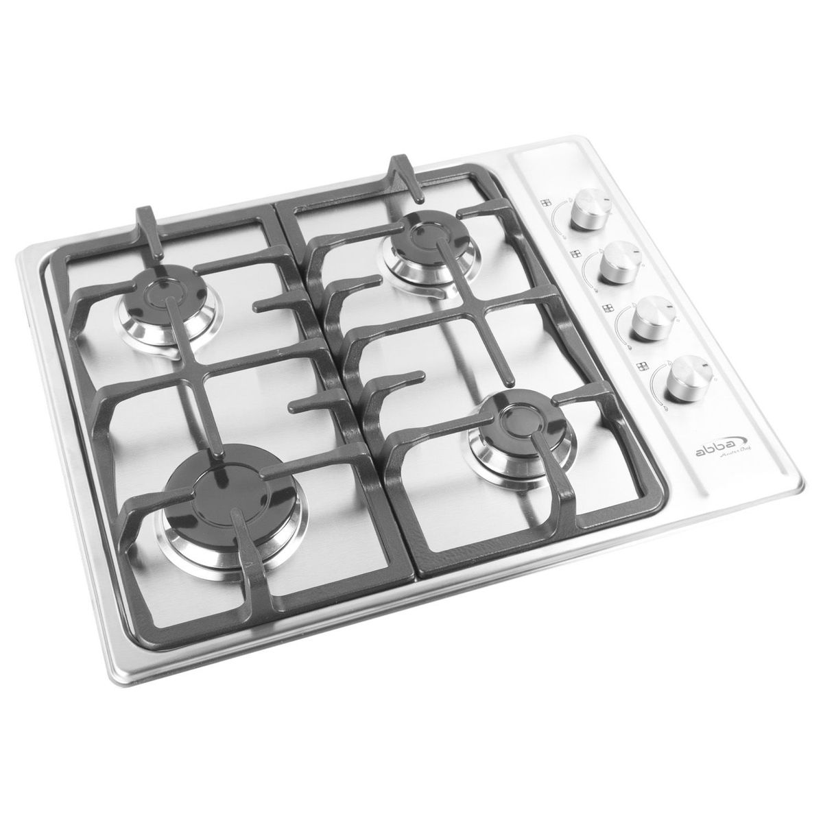 ABBA - Estufa de Empotrar Acero inoxidable 4 Puestos CG4PLX