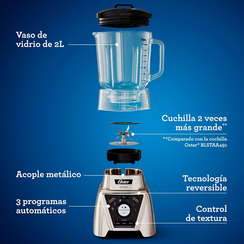 Licuadora Oster Xpert Series 1100W Velocidades OSTER