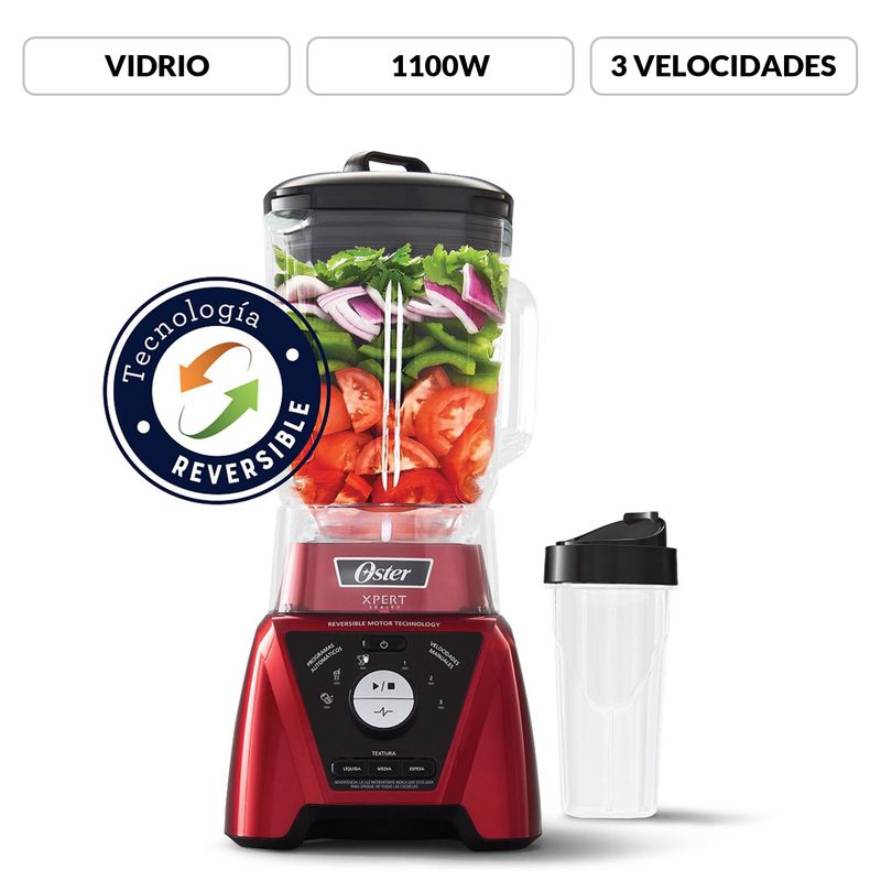 OSTER - Licuadora Oster Xpert Series 1100W 3 Velocidades