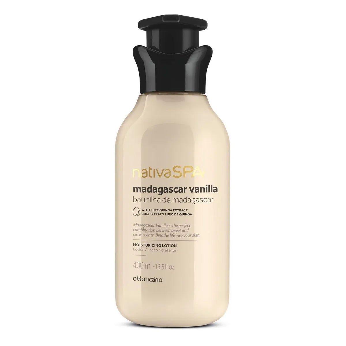 NATIVA SPA - Hidratante Corporal Madagascar Vainilla Nativa Spa O Boticario para Piel Normal 400 ml