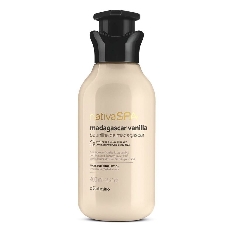 NATIVA SPA - Hidratante Corporal Madagascar Vainilla Nativa Spa para Piel Normal 400 ml