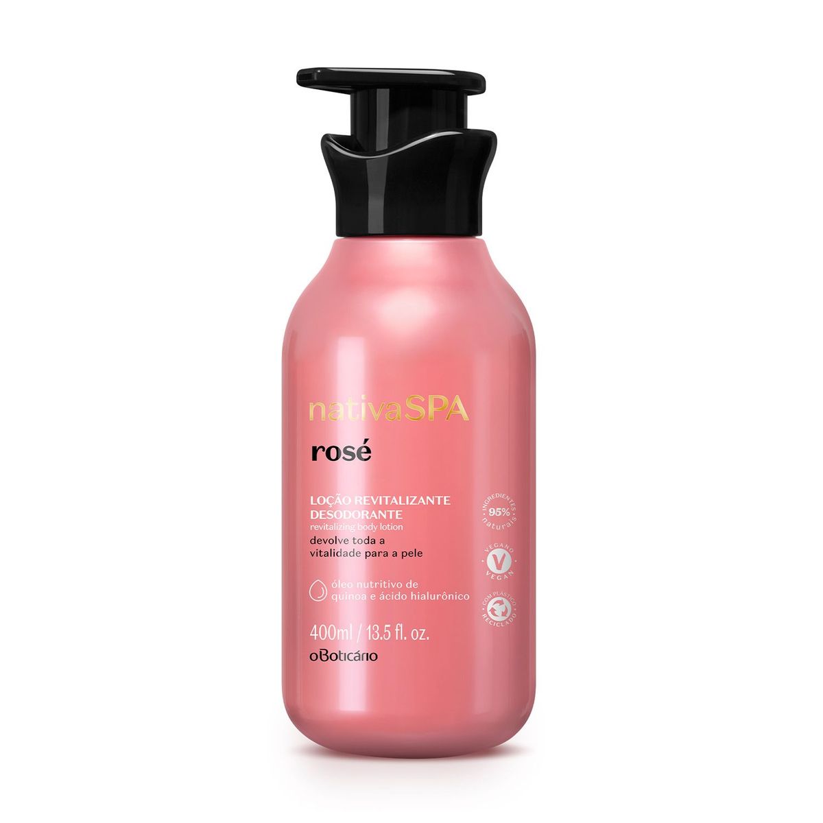 NATIVA SPA - Hidratante Corporal Rosé Nativa Spa O Boticario para Piel Sensible 400 ml