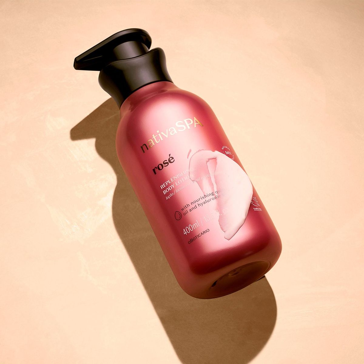 NATIVA SPA - Hidratante Corporal Rosé Nativa Spa O Boticario para Piel Sensible 400 ml